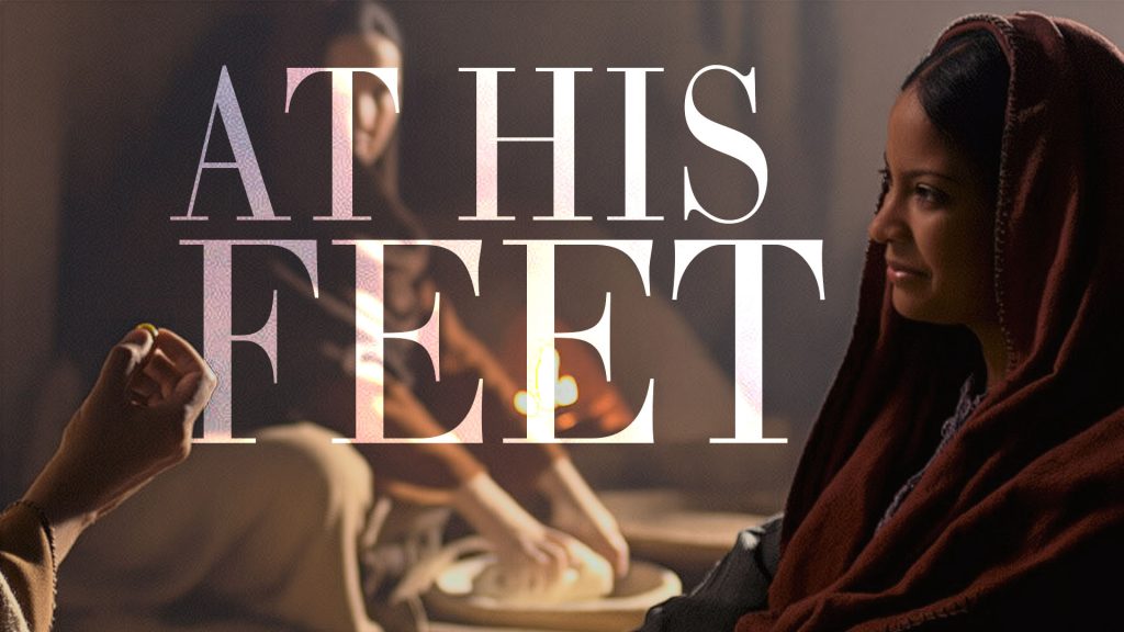 At His Feet